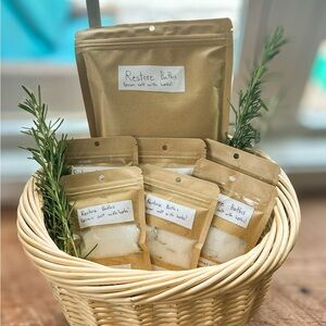 FUNDRAISER!! Epsom Salt with Herbs - Natural Brown